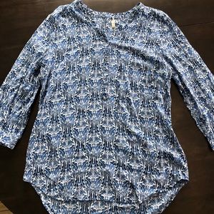 High/Low Tunic Blouse